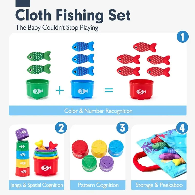 Montessori Fishing Toy Set Envires Baby