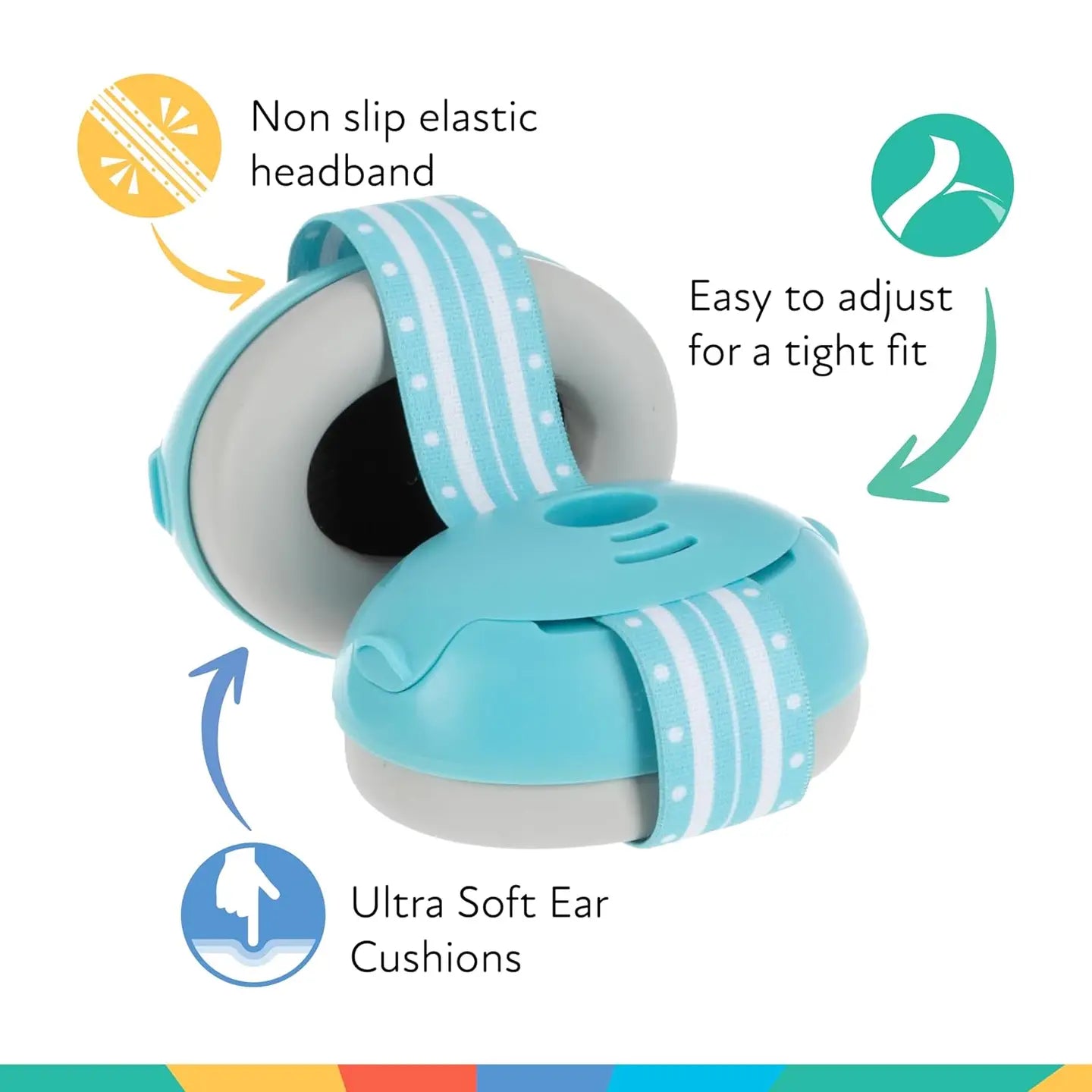 Soft Sounds Earmuffs for Kids – Adjustable Hearing Protection with Travel Bag, Noise Reduction 21dB, Comfortable Fit 3