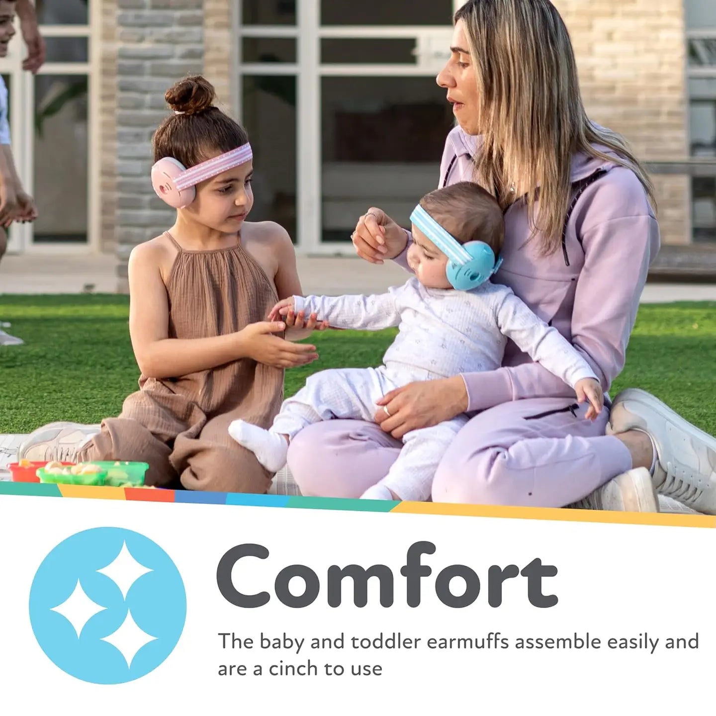 Soft Sounds Earmuffs for Kids – Adjustable Hearing Protection with Travel Bag, Noise Reduction 21dB, Comfortable Fit 4