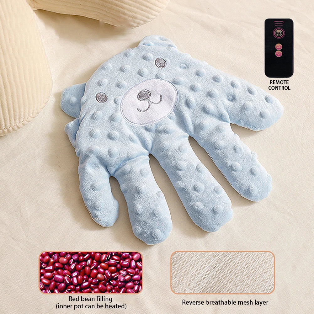 Soothing Baby Pillow with Remote Control – Ergonomic Sleep Aid for Infants, Ultra-Soft Cotton, Adjustable Heat, Multi-Functional 5