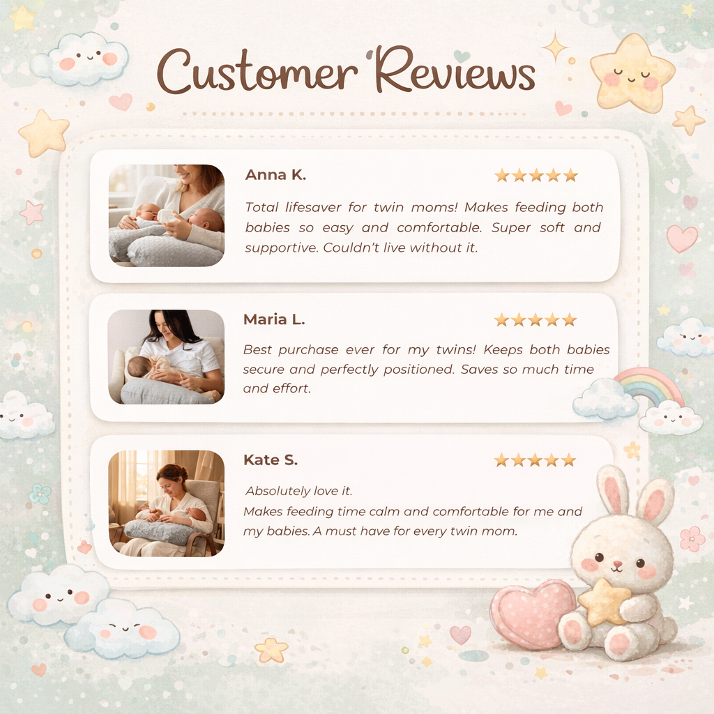 Twin Nursing Pillow