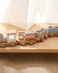 Wooden Birthday Train Educational Toy with Interchangeable Numbers for 1-3 Year Olds – Learning and Decorative Piece 0