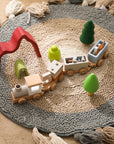 Wooden Birthday Train Educational Toy with Interchangeable Numbers for 1-3 Year Olds – Learning and Decorative Piece 4