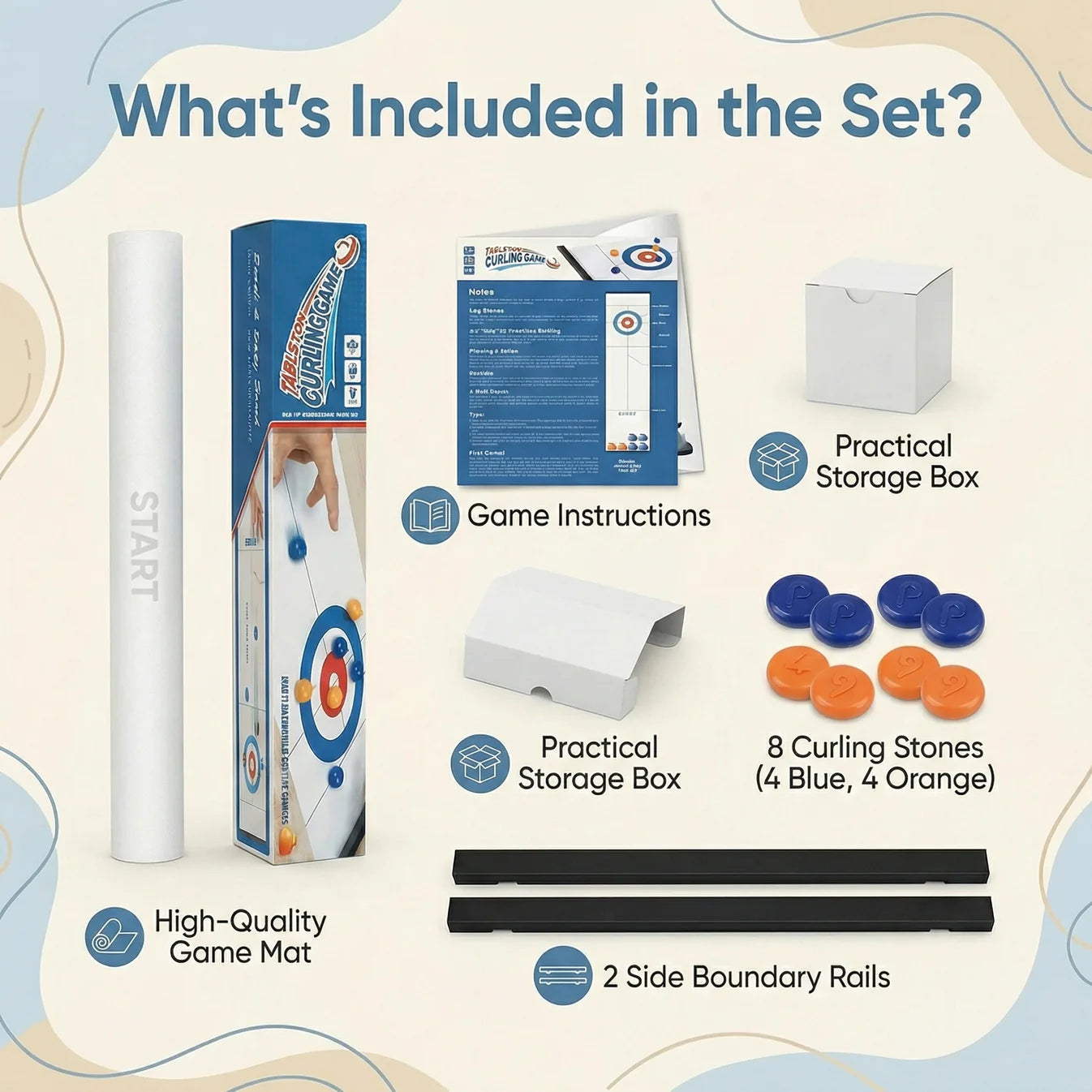 Mini Tabletop Curling Game Envires Baby
