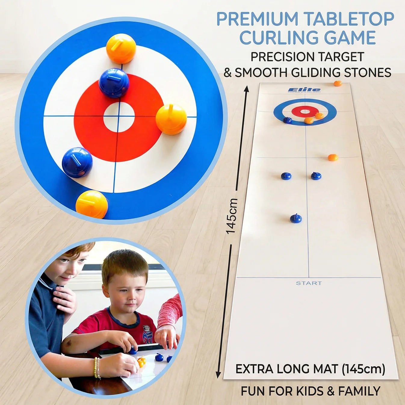 Mini Tabletop Curling Game Envires Baby
