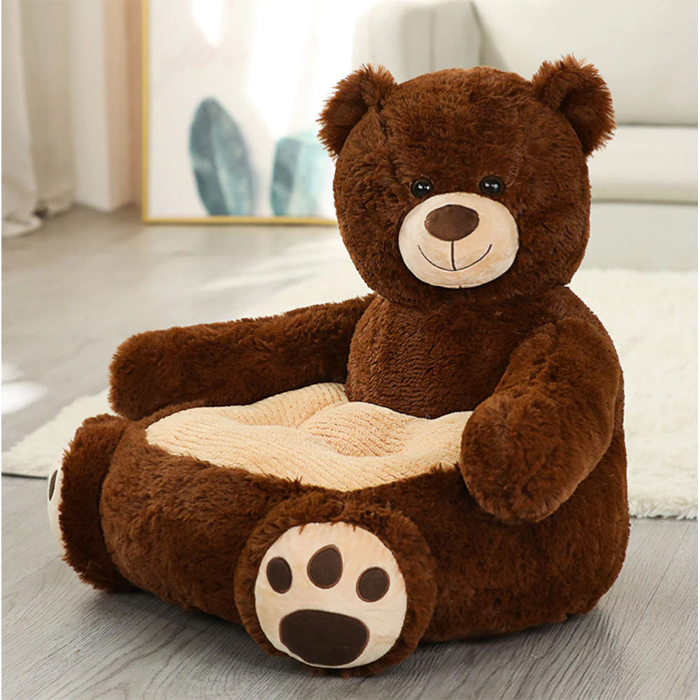 Baby Animal Armchair for Kids – Soft Plush Bear and Panda Designs, Cozy Seating for Ages 6 Months to 4 Years 2