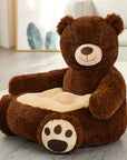 Baby Animal Armchair for Kids – Soft Plush Bear and Panda Designs, Cozy Seating for Ages 6 Months to 4 Years 2