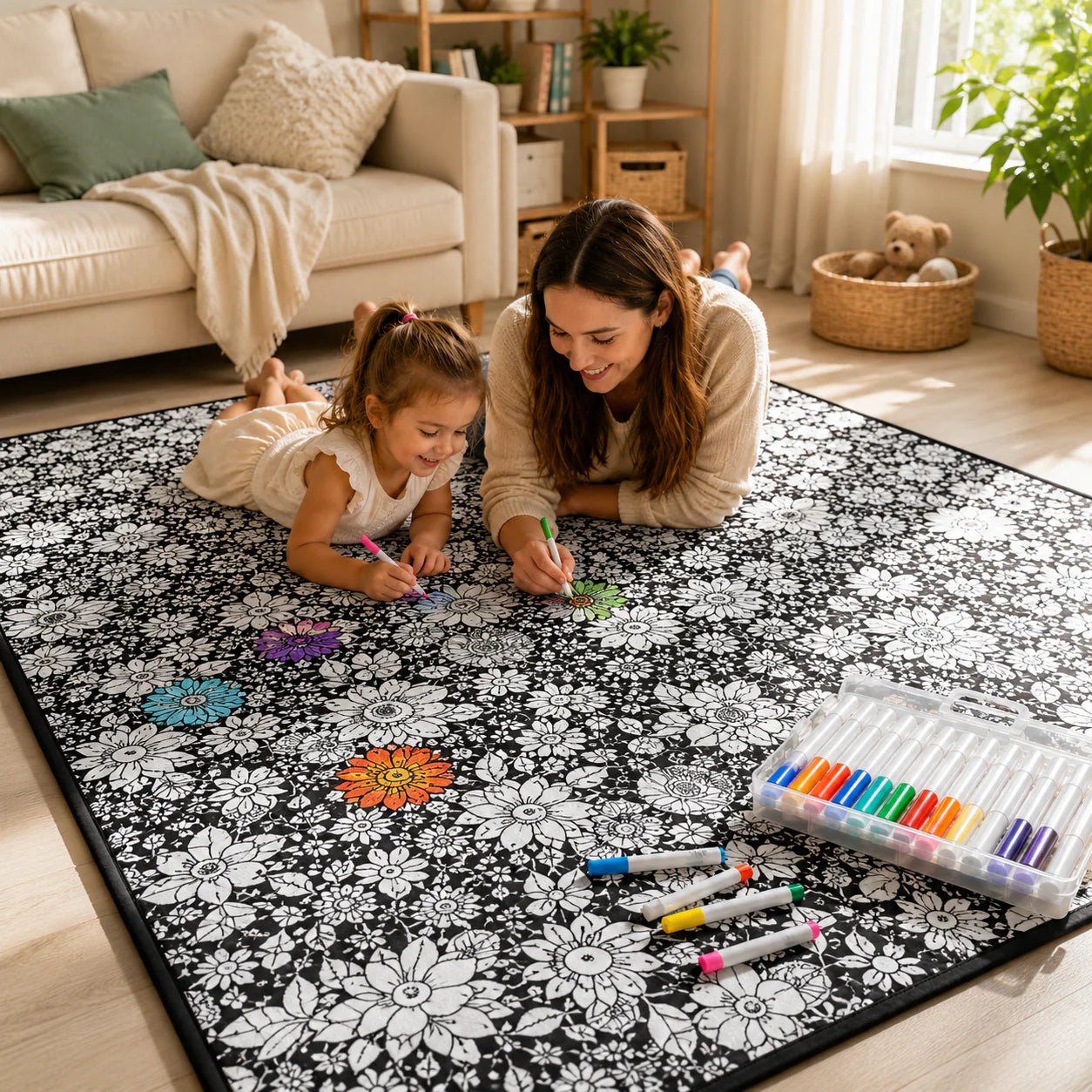 Kids Drawing Velvet Blanket Envires Baby