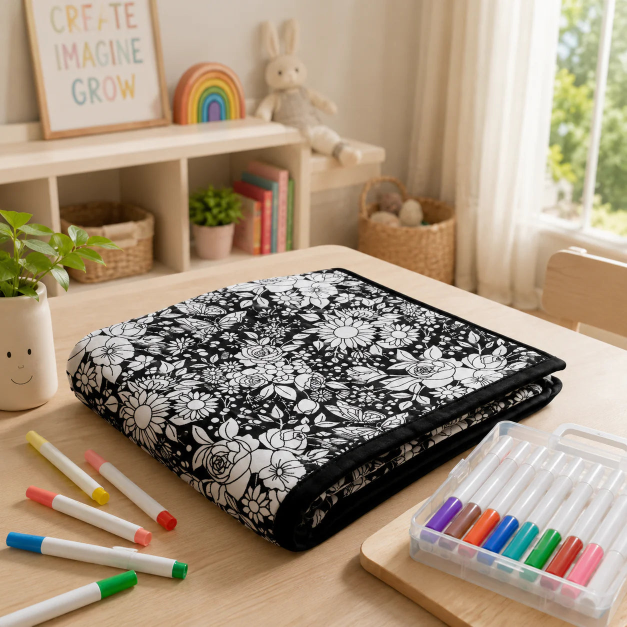 Kids Drawing Velvet Blanket Envires Baby