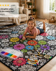 Kids Drawing Velvet Blanket Envires Baby