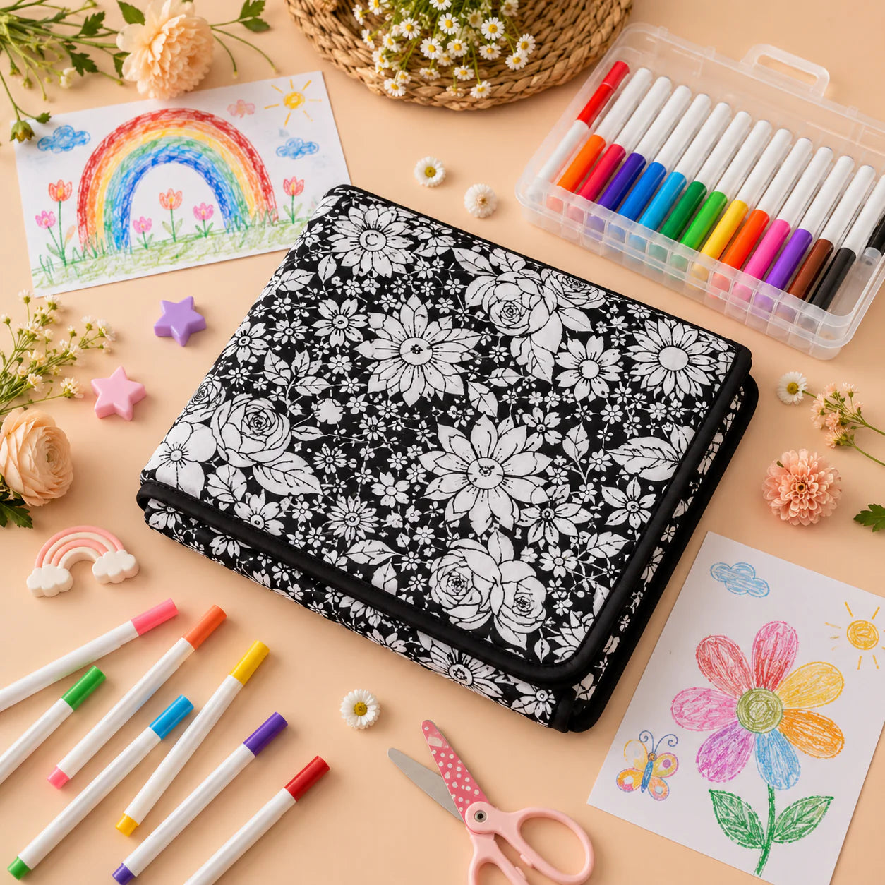 Kids Drawing Velvet Blanket Envires Baby