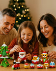Creative Building Block Christmas Figures – Festive DIY Holiday Decorations for Family Fun and Bonding 0