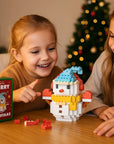 Creative Building Block Christmas Figures – Festive DIY Holiday Decorations for Family Fun and Bonding 2