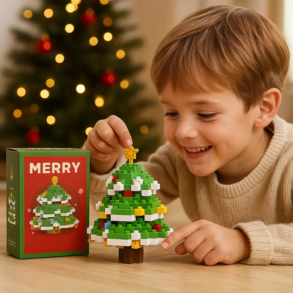 Creative Building Block Christmas Figures – Festive DIY Holiday Decorations for Family Fun and Bonding 4