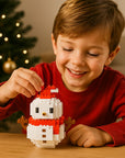 Creative Building Block Christmas Figures – Festive DIY Holiday Decorations for Family Fun and Bonding 5