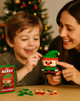 Creative Building Block Christmas Figures – Festive DIY Holiday Decorations for Family Fun and Bonding 7