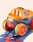 Flexible Race Track Set for Toddlers with LED Car – Customizable Track Pieces for Creative Play, Ages 3 and Up 2