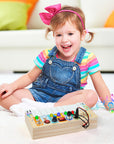 Montessori Wooden Piano Activity Board – Educational Toy for 3 Year Olds with Lights, Sounds, and Interactive Elements 6