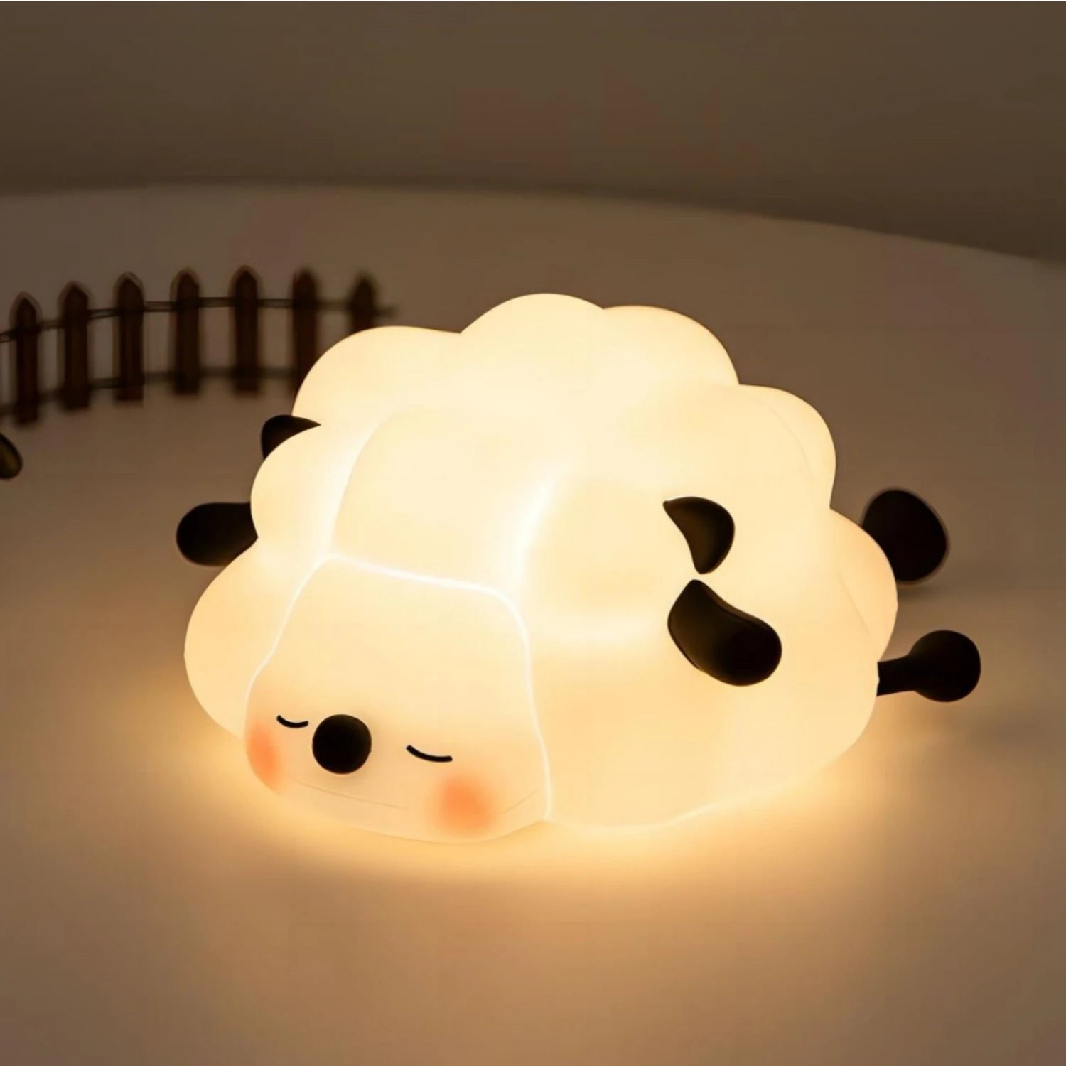 Portable Sheep Night Light – Soft LED Glow, Adjustable Brightness, USB Rechargeable, Child-Safe Design for Peaceful Sleep 1