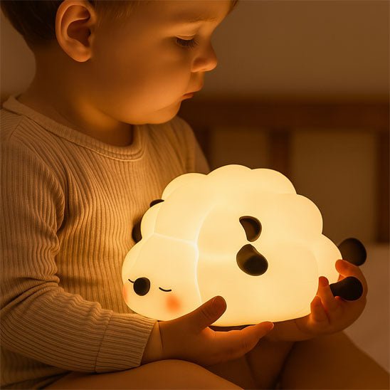 Portable Sheep Night Light – Soft LED Glow, Adjustable Brightness, USB Rechargeable, Child-Safe Design for Peaceful Sleep 4