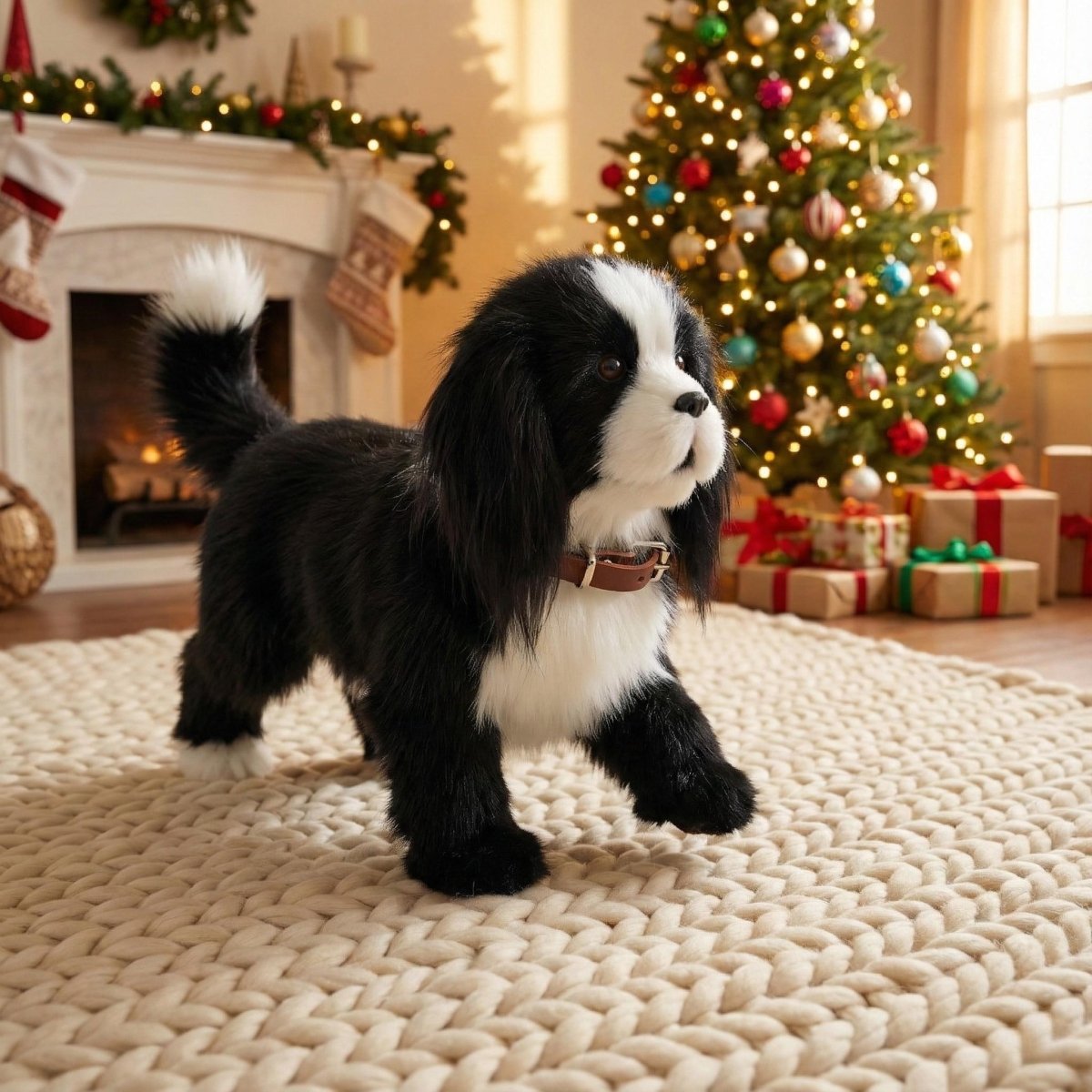 Robot Dog Envires Baby