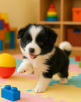 Robot Dog Envires Baby