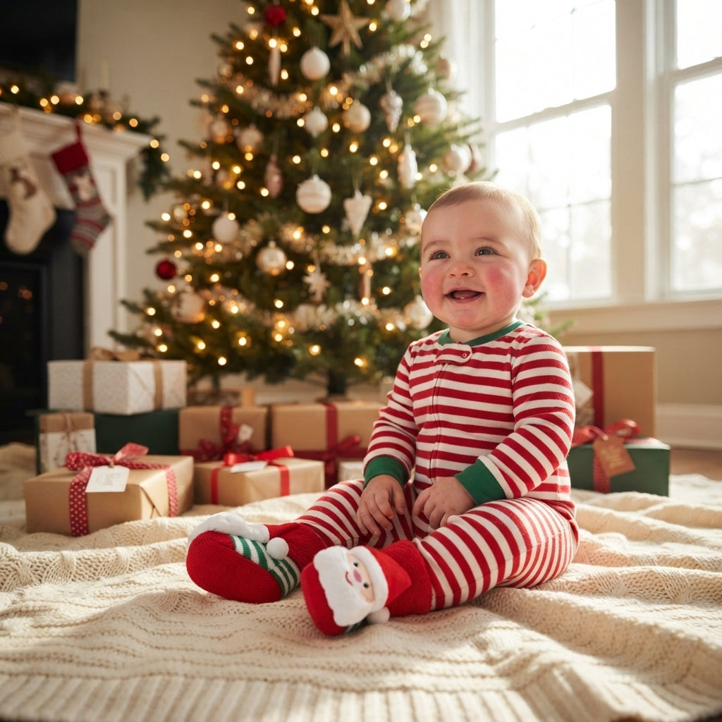 Santa Baby Socks Envires Baby 2