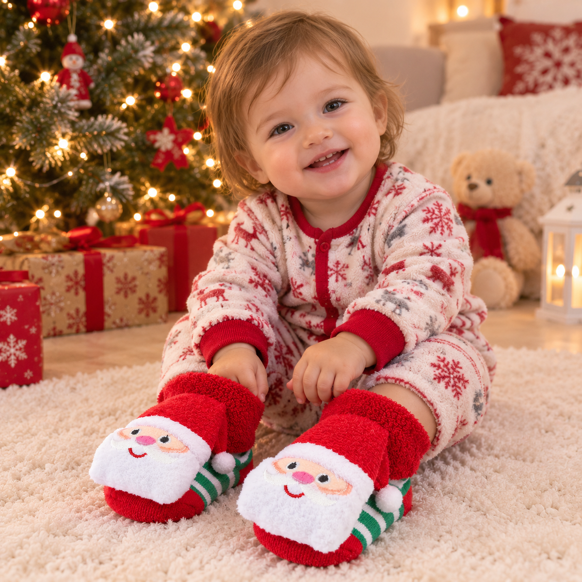 Santa Baby Socks Envires Baby 3