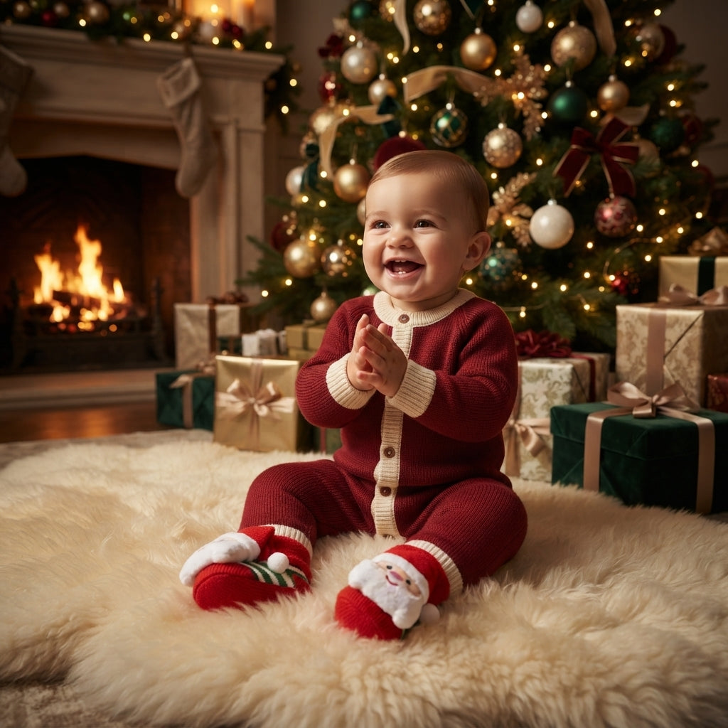 Santa Baby Socks Envires Baby 4