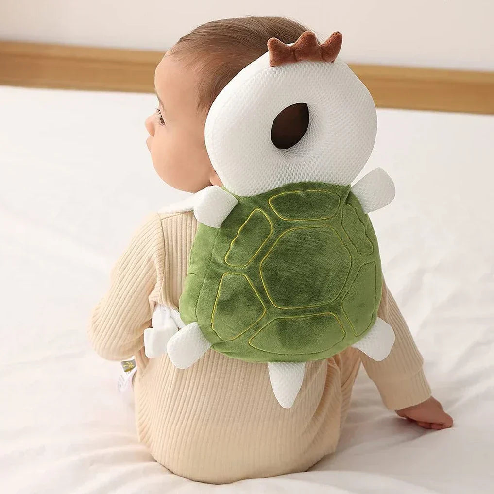 Soft Baby Head Protector with Adjustable Straps – Breathable Cotton Safety Shield for Fall Protection and Comfortable Fit 0