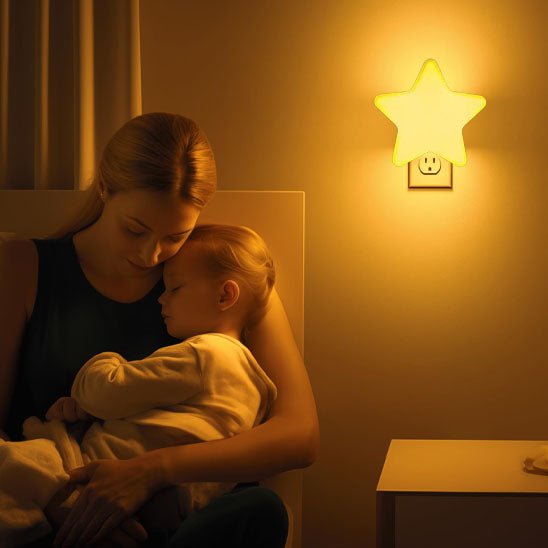 Star-Shaped Baby Nightlight with Soft Glow – Energy Efficient LED Nursery Light for Peaceful Sleep 1
