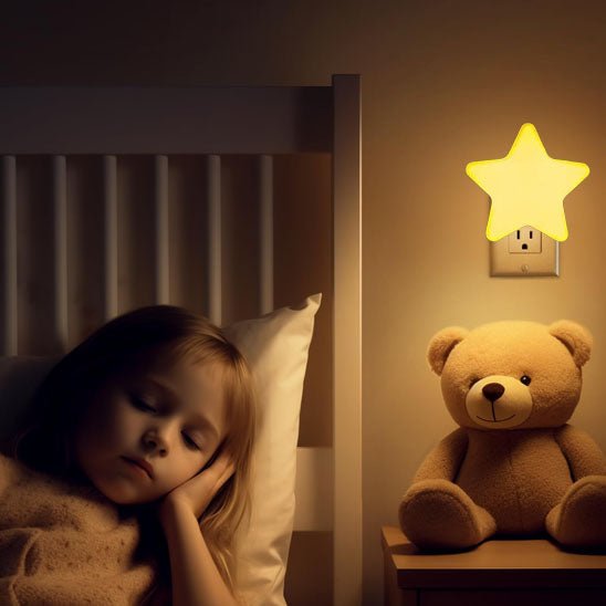 Star-Shaped Baby Nightlight with Soft Glow – Energy Efficient LED Nursery Light for Peaceful Sleep 3