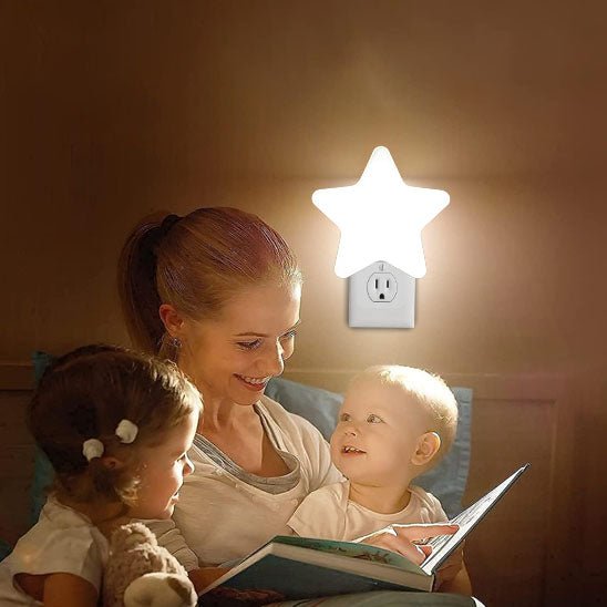 Star-Shaped Baby Nightlight with Soft Glow – Energy Efficient LED Nursery Light for Peaceful Sleep 4