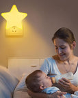 Star-Shaped Baby Nightlight with Soft Glow – Energy Efficient LED Nursery Light for Peaceful Sleep 5