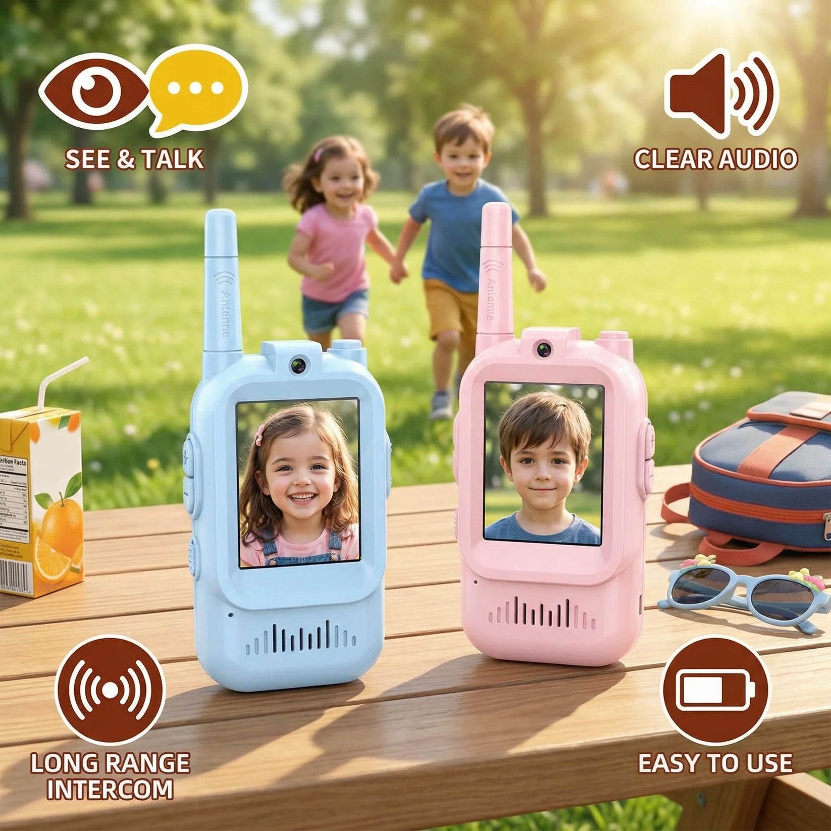 Kids Walkie Talkie Set Envires Baby