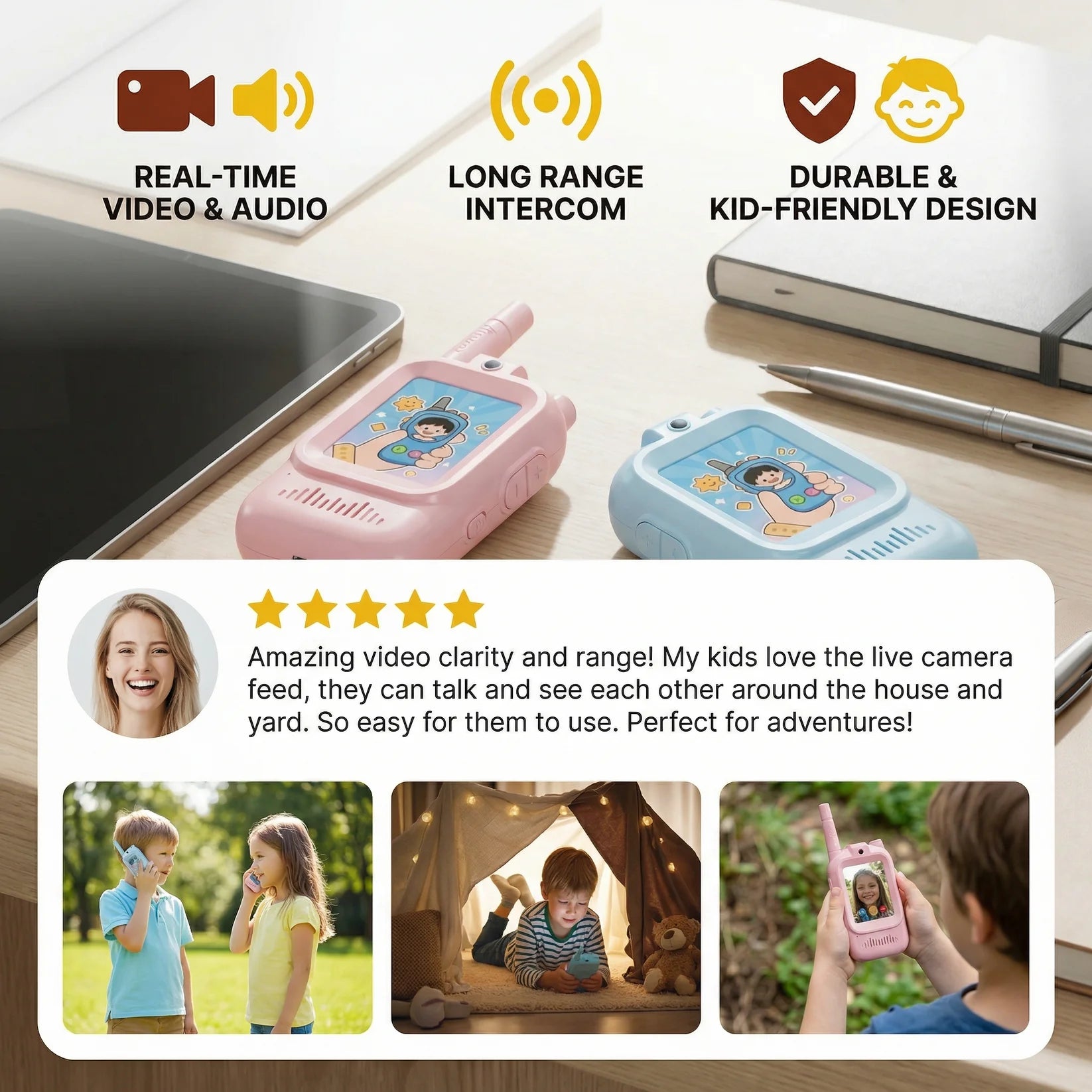 Kids Walkie Talkie Set Envires Baby
